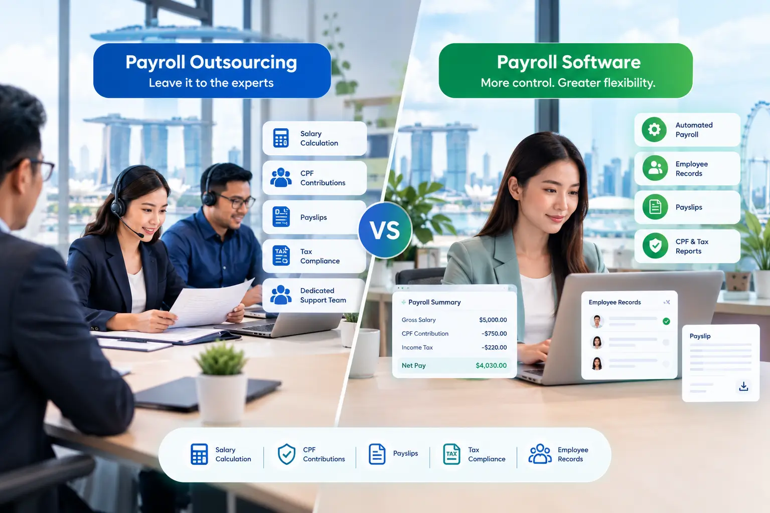 Payroll Outsourcing vs Payroll Software in Singapore: Which Is Better for SMEs?